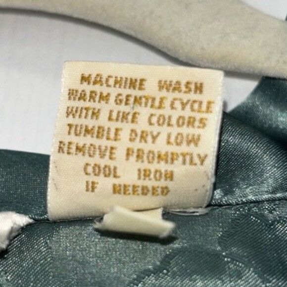 Victoria's Secret Gold Label Satin Sleep Shirt/Dress - Sage Green - size S/P - Picture 3 of 13